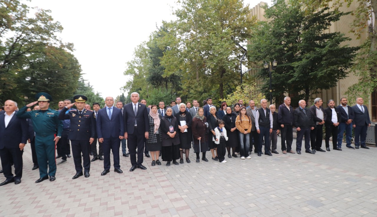 Qazaxda Anım Günü qeyd olundu, şəhid ailələri ilə görüş keçirildi - FOTOLAR